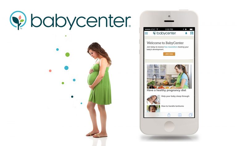 BabyCenter logo and mobile phone